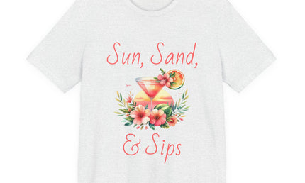 Sun, Sand, & Sips Tropical Tee