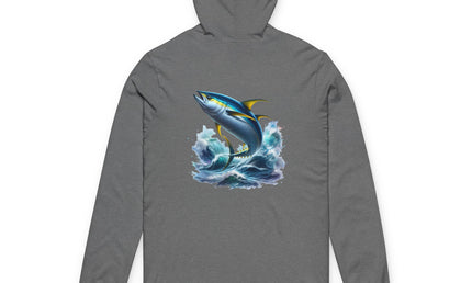 Tuna Inspired Unisex Hooded Long Sleeve Tee