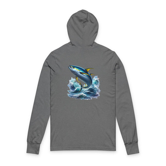 Tuna Inspired Unisex Hooded Long Sleeve Tee
