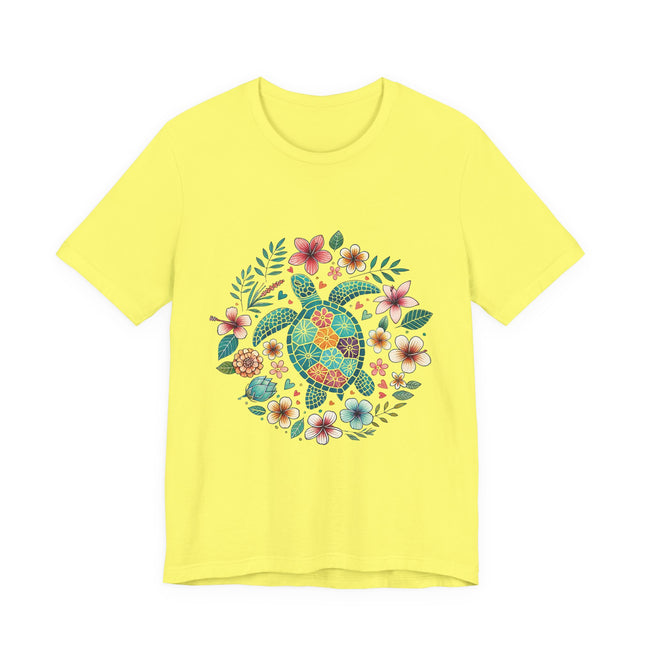Flowery Turtle Graphic Tee