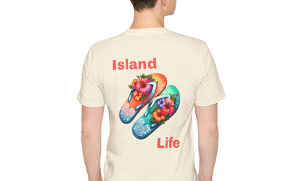 Island Life Flip Flop T-Shirt, Summer Vibes Tee