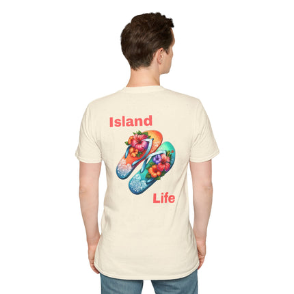 Island Life Flip Flop T-Shirt, Summer Vibes Tee