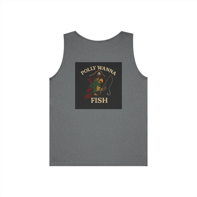 Pirate Parrot Fishing Tank Top