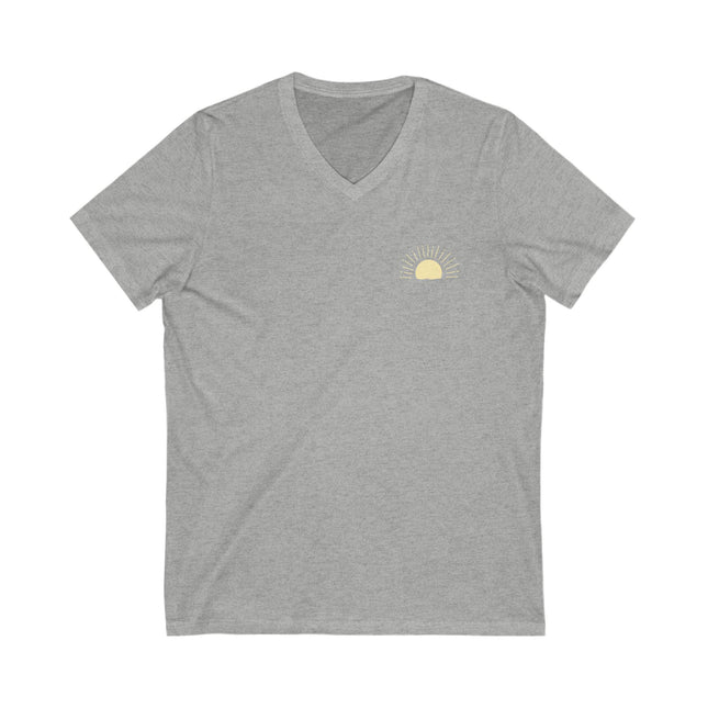Bright Summer Vibes V-Neck Tee