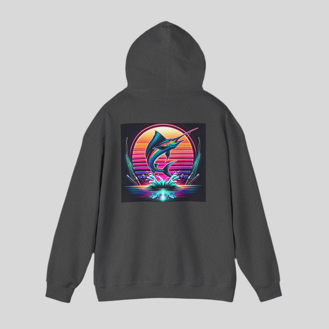 Graphic Marlin Hoodie, Unisex Sweatshirt