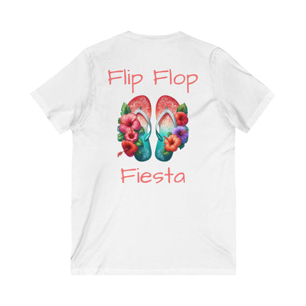 Flip Flop Fiesta V-Neck Tee