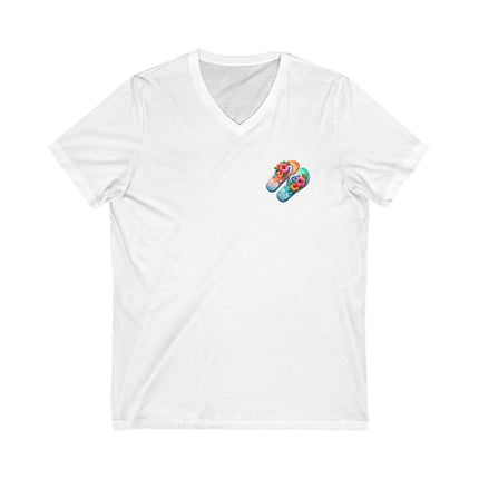 Flip Flop Fiesta V-Neck Tee