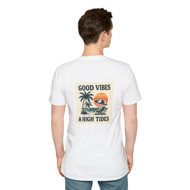 Good Vibes & High Tides T-Shirt | Unisex Soft style Tee
