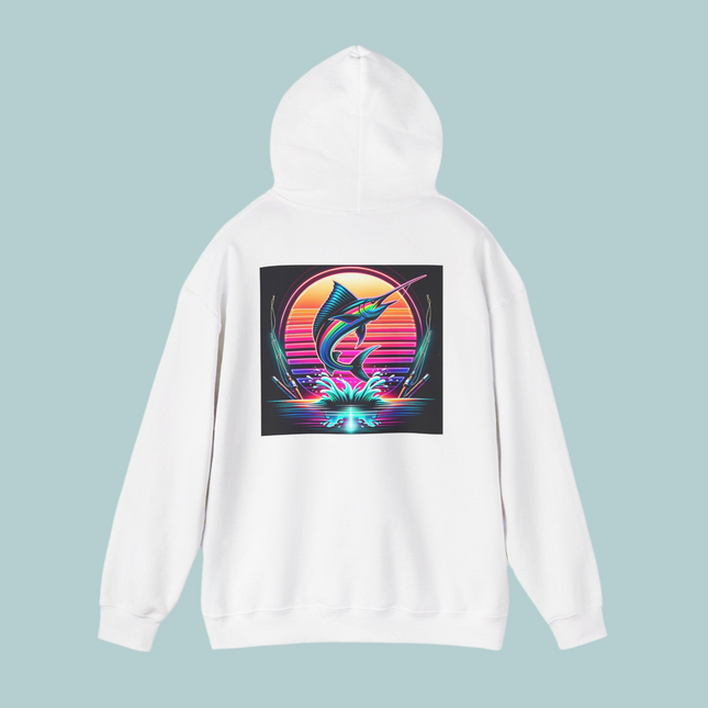 Graphic Marlin Hoodie, Unisex Sweatshirt