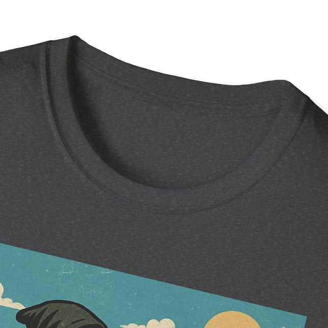 Grim Reaper Fishing Halloween Holiday Unisex Graphic Tee