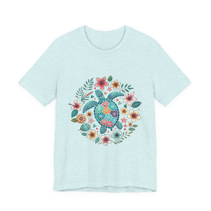 Flowery Turtle Graphic Tee