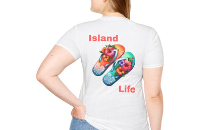 Island Life Flip Flop T-Shirt, Summer Vibes Tee