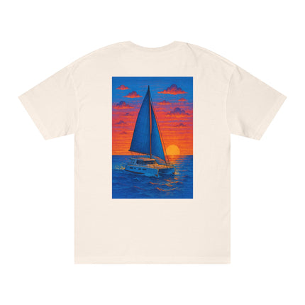 Sailing Sunset Tee, Nautical T-Shirt
