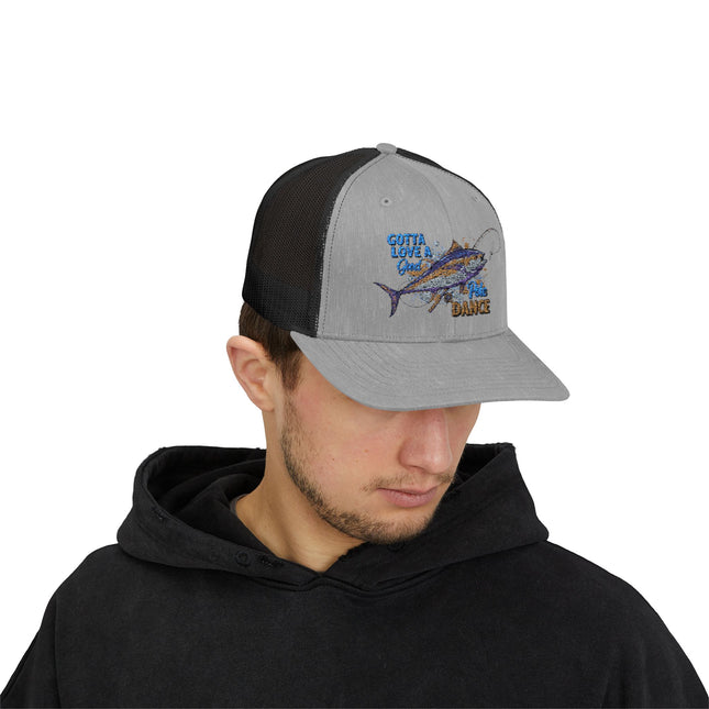 Fishing Enthusiast Snapback Cap - 'Gotta Love A Good Dance' Design