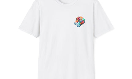 Island Life Unisex T-Shirt | Tropical Flip Flop Graphic Tee