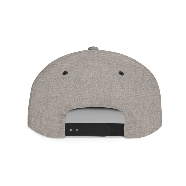 Fish Vibes Flat Bill Snapback Hat with Fish Design