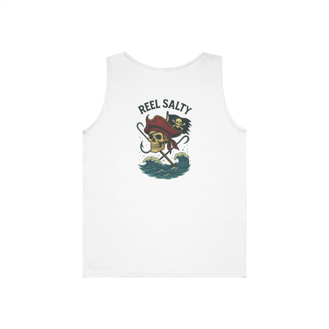 Pirate Reel Salty Fishing Tank Top