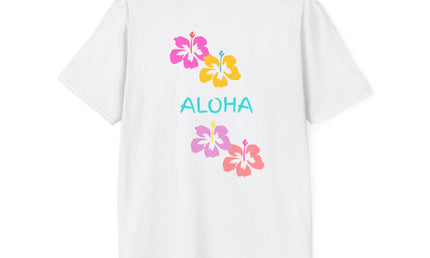 Aloha Hibiscus Tropical Summer Tee