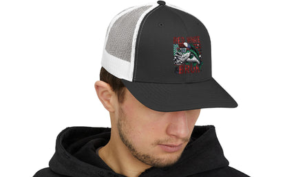 Patriotic Fishing Snapback Cap, Outdoor Hat, Red White & Bruh Cap