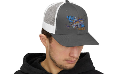 Fishing Enthusiast Snapback Cap - 'Gotta Love A Good Dance' Design