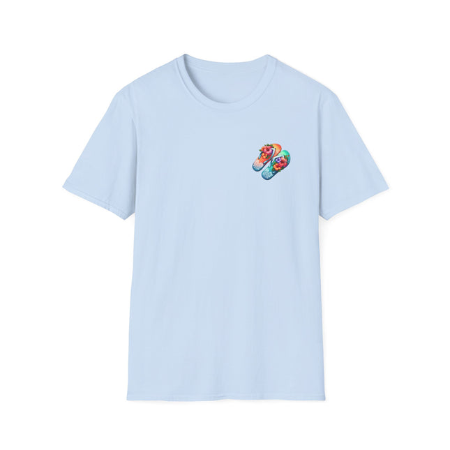 Island Life Flip Flop T-Shirt, Summer Vibes Tee