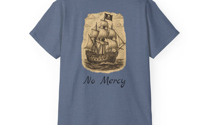 Pirate Ship No Mercy Unisex Graphic Tee