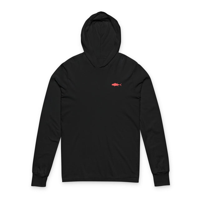 Tuna Inspired Unisex Hooded Long Sleeve Tee