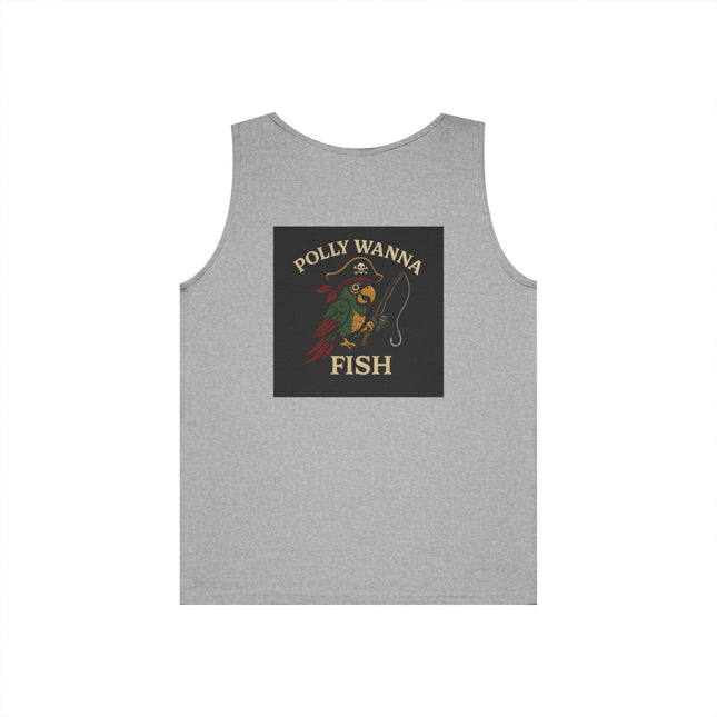 Pirate Parrot Fishing Tank Top