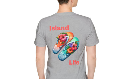 Island Life Flip Flop T-Shirt, Summer Vibes Tee