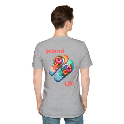 Island Life Flip Flop T-Shirt, Summer Vibes Tee