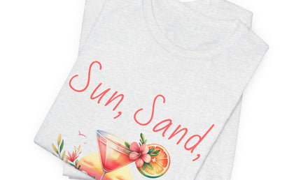 Sun, Sand, & Sips Tropical Tee