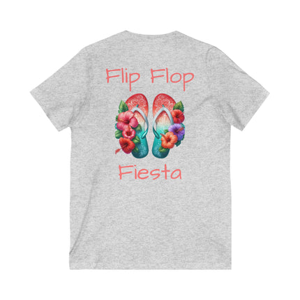 Flip Flop Fiesta V-Neck Tee