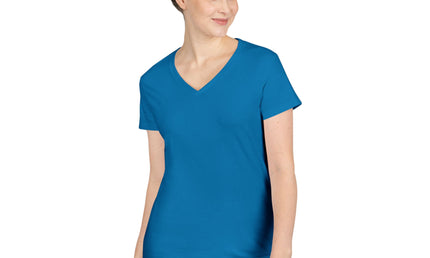 Lime Coconut Pineapple Ladies' V-Neck T-Shirt