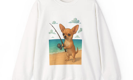Chihuahua fishing Sweatshirt