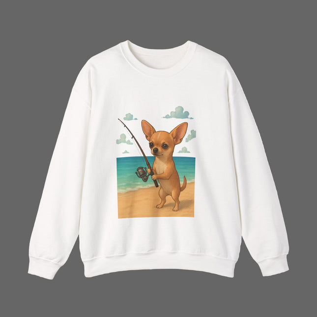 Chihuahua fishing Sweatshirt