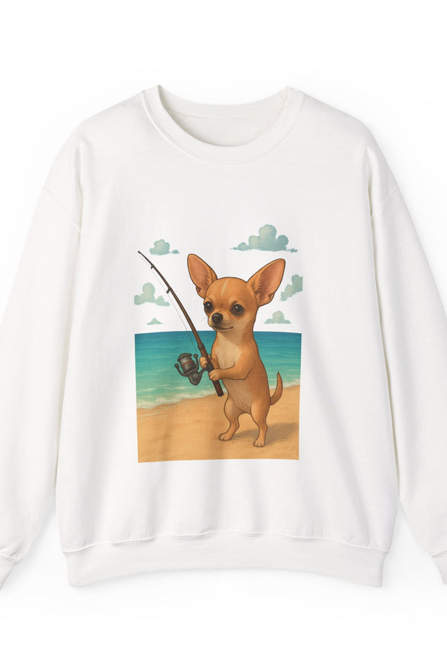 Chihuahua fishing Sweatshirt