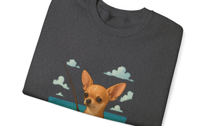 Chihuahua fishing Sweatshirt