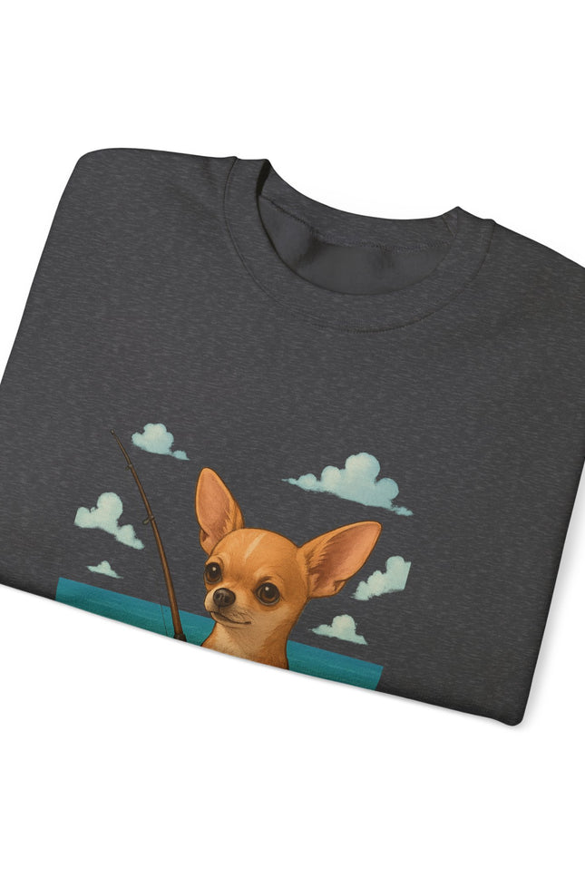 Chihuahua fishing Sweatshirt