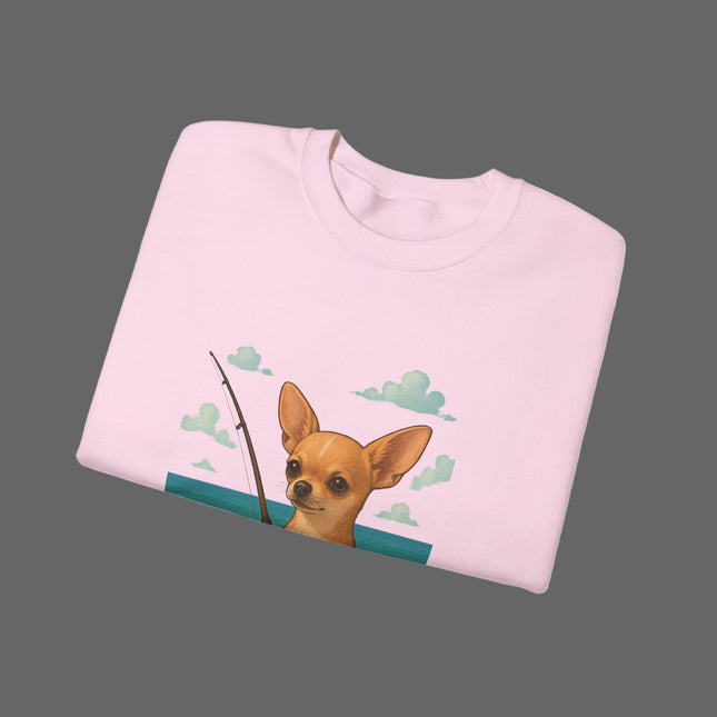 Chihuahua fishing Sweatshirt