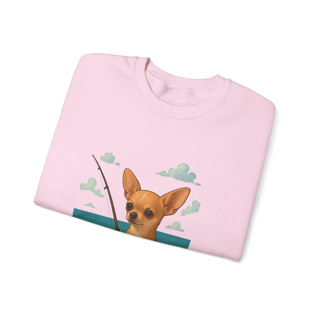 Chihuahua fishing Sweatshirt