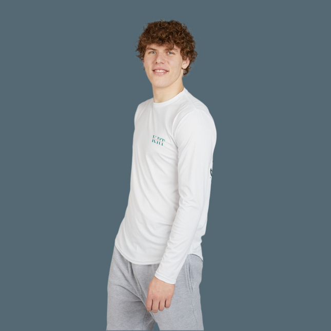 Reel Salty Pirate Graphic Performance Long Sleeve Fishing Shirt SPF50