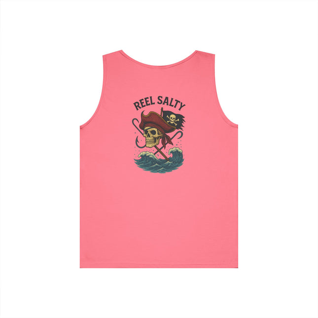 Pirate Reel Salty Fishing Tank Top