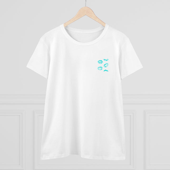 Sandy Toes Salty Kisses Women's Midweight Cotton Tee