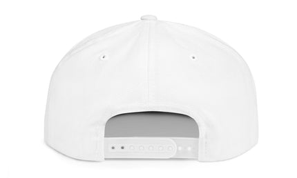 Patriotic Flat Bill Snapback Hat with Flag Design