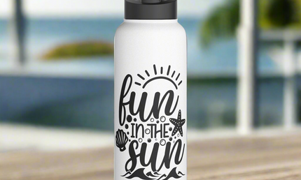 Fun in the Sun Stainless Steel Water Bottle