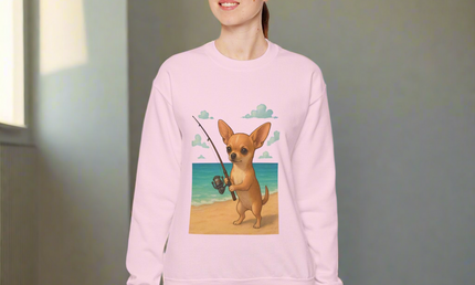 Chihuahua fishing Sweatshirt