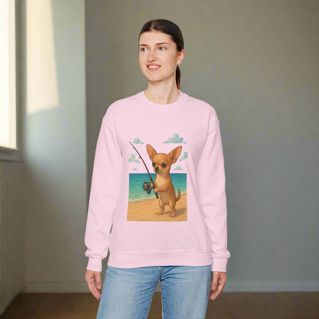 Chihuahua fishing Sweatshirt