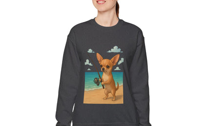 Chihuahua fishing Sweatshirt