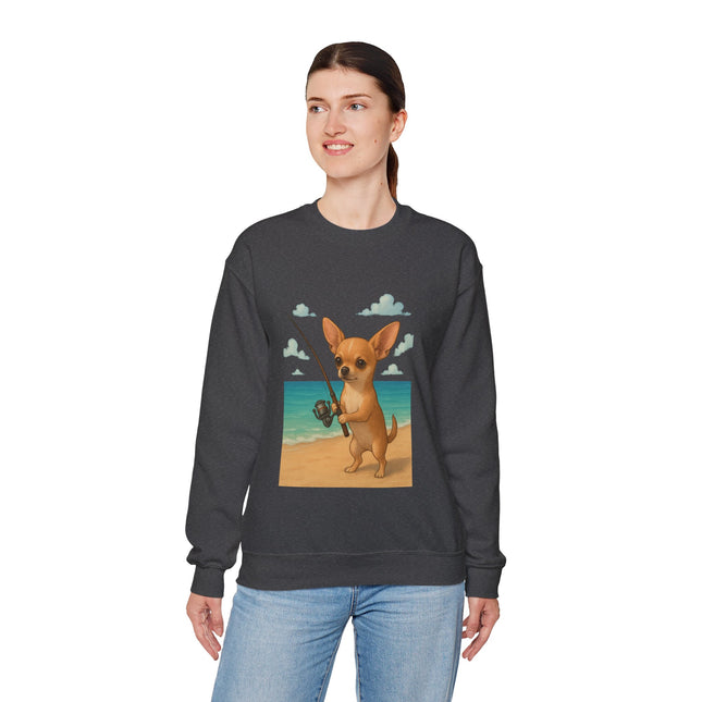Chihuahua fishing Sweatshirt