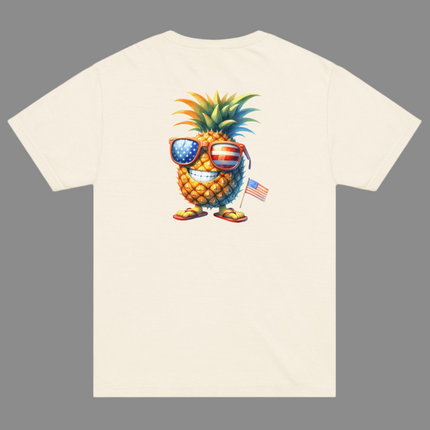 Patriotic Pineapple Unisex oversized t-shirt